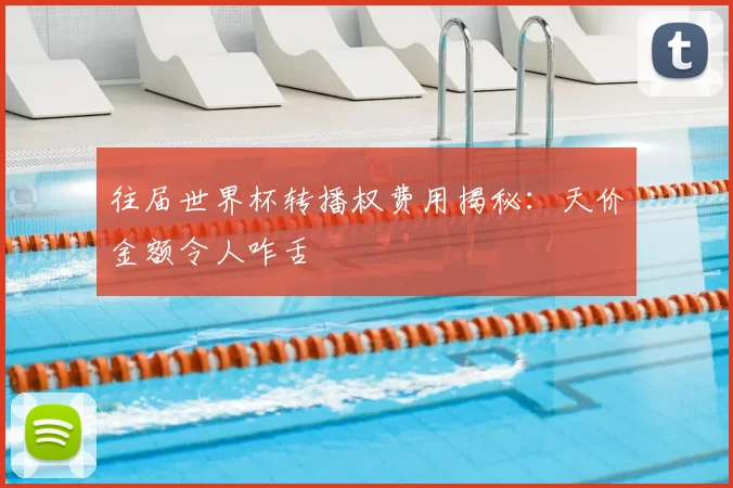 往届世界杯转播权费用揭秘：天价金额令人咋舌